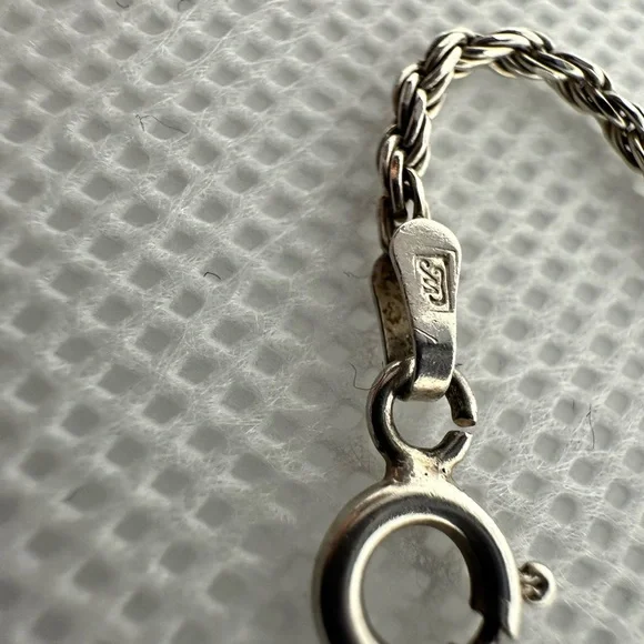 925 Sterling Silver Rope Chain - Picture 5 of 8
